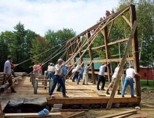 Barn raising
